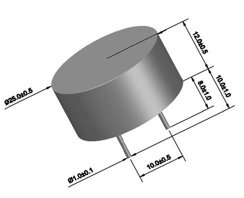HC23A25T/R-1 dimensional drawing